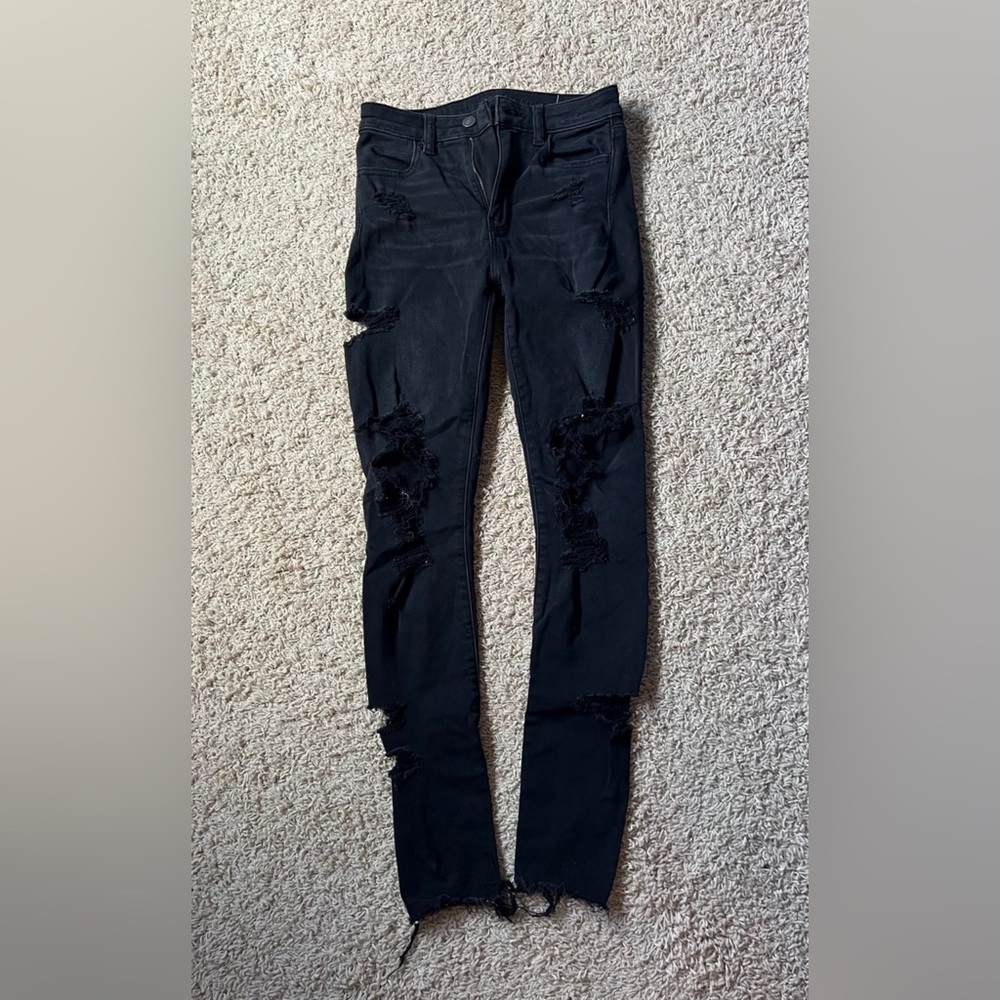 Black American Eagle Jeans
